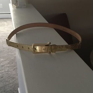 Nicole Miller gold belt